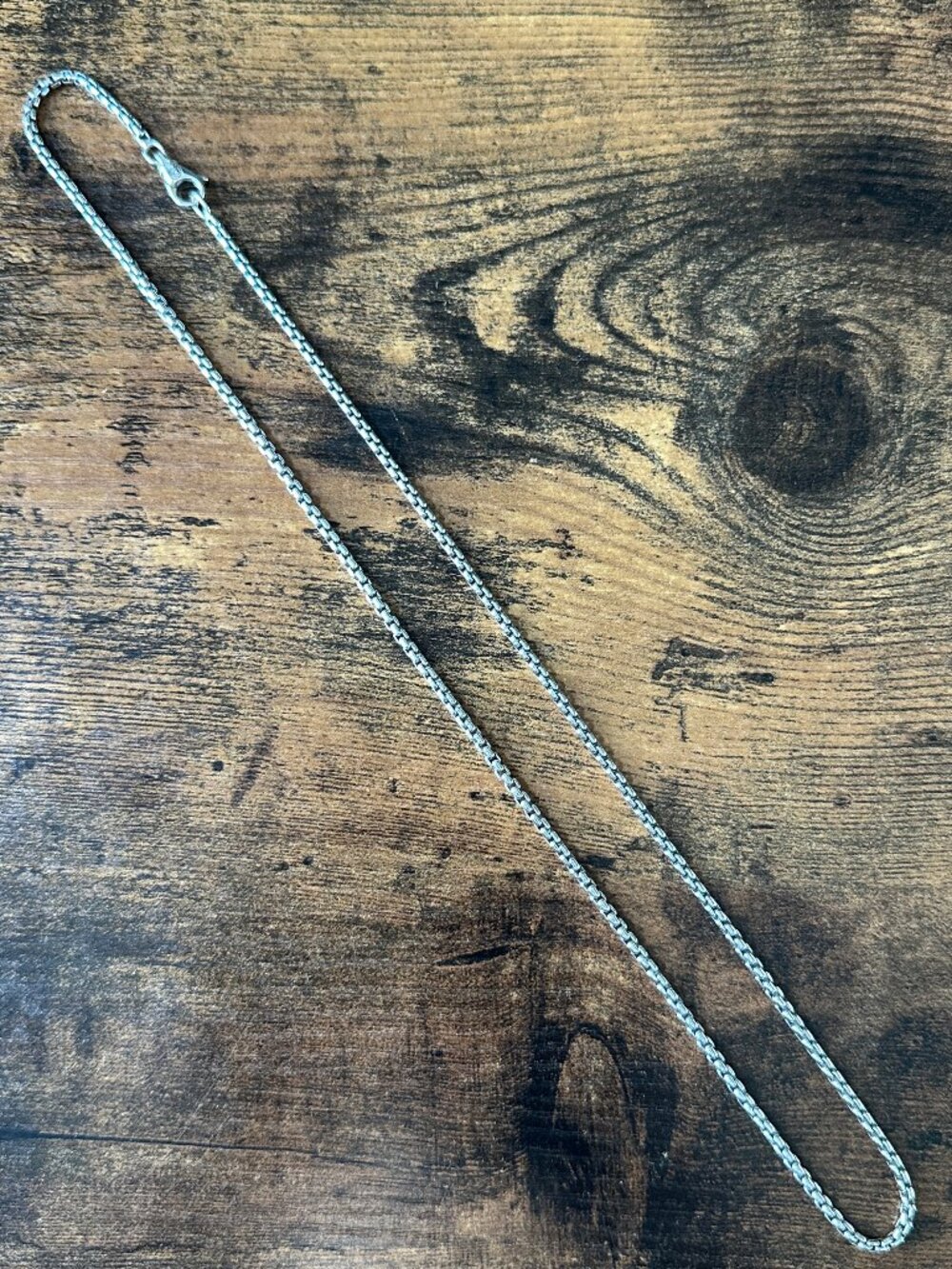 David Yurman Box Chain Necklace in Sterling Silver - 2.7mm - 22"